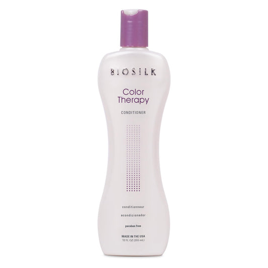 BioSilk Color Therapy Conditioner, Replenishes Moisture While Protecting Color, Enhances Vibrancy & Shine, Sulfate, Paraben & Cruelty-Free, 12 Oz