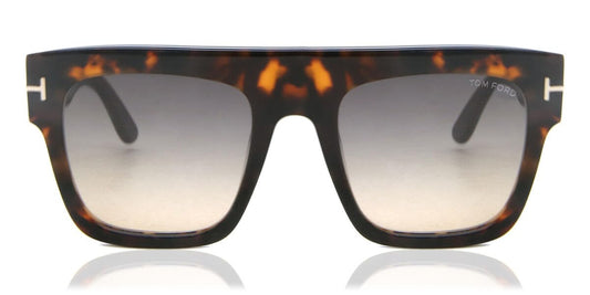Tom Ford RENEE FT 0847 Dark Havana/Smoke Shaded 52/21/140 women Sunglasses