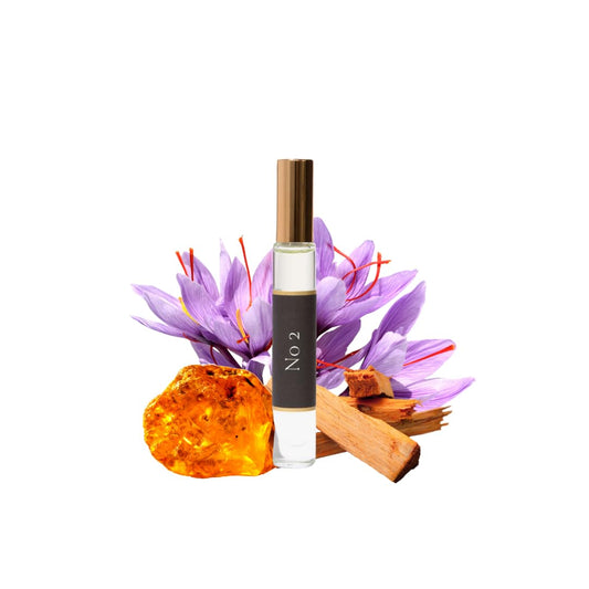 Les Deux Unisex Rollerball Perfume Oil, 10 ML - TSA Compliant Pheromone Perfume for Women & Men (No 2 -Amber, Sandalwood & Saffron), Roll-On Perfume Beauty & Personal Care Les Deux