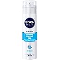 Nivea Men Sensitive Cooling Shaving Gel, 7 Oz (Pack of 5)