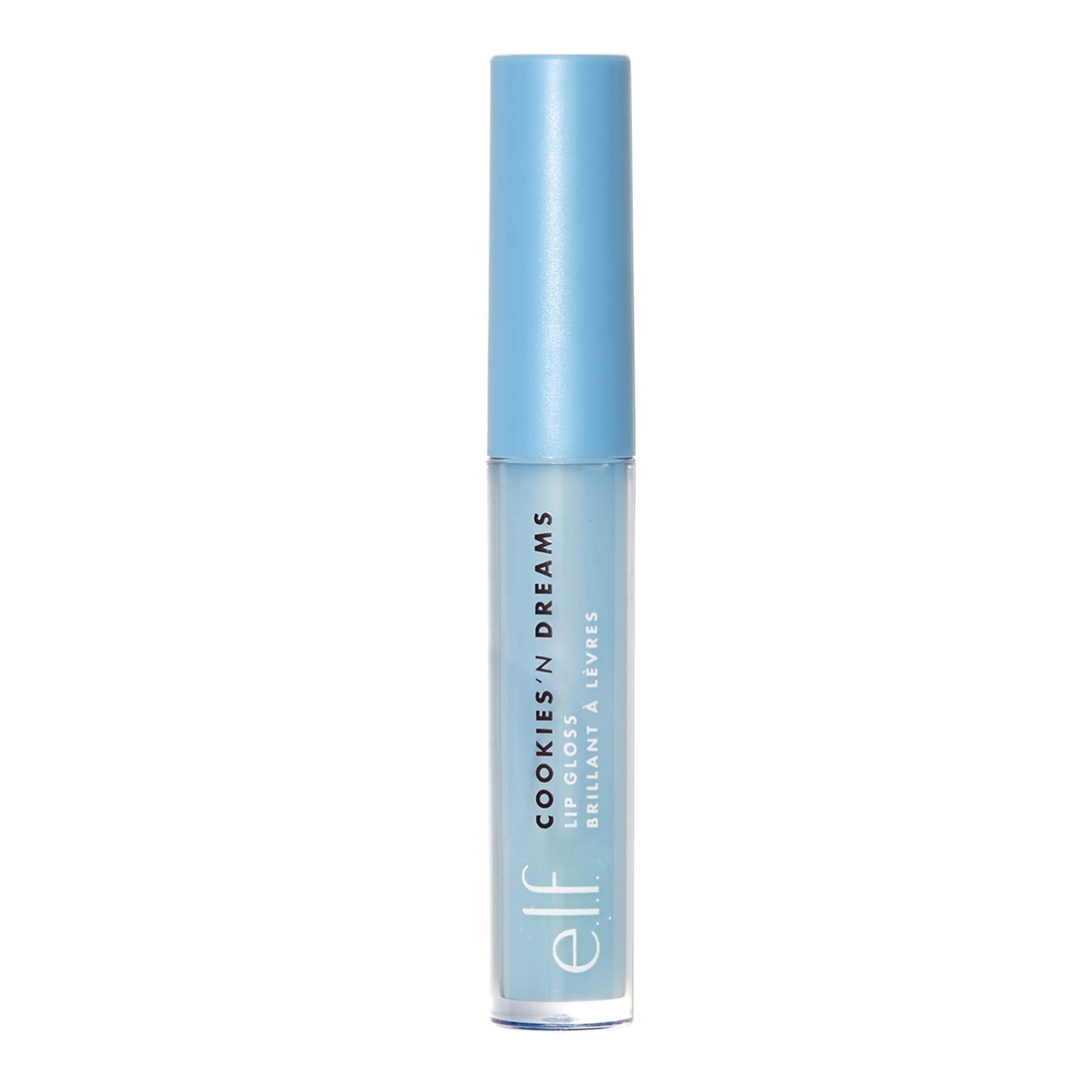 e.l.f. Cookies 'N Dreams Lip Gloss, Limited Edition Non-sticky, Creamy Lip Gloss With A Shiny Finish, Nourishing & Hydrating Formula, Brain Freeze