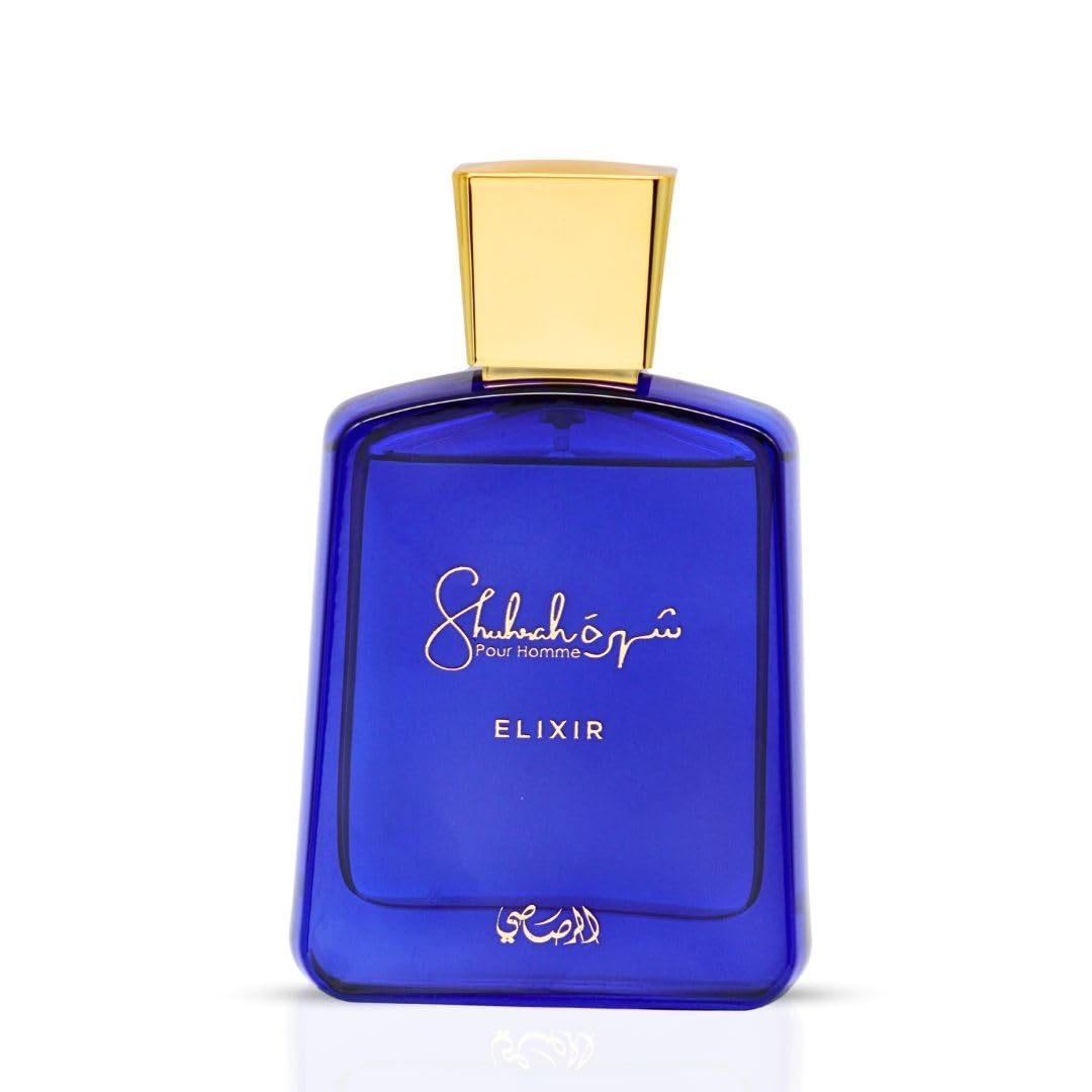 RASASI Shuhrah Elixir Pour Homme Eau de Parfum Spray 90ml (3.0 Oz) | Long-Lasting Woody Spicy Cologne | Signature Scent for Men