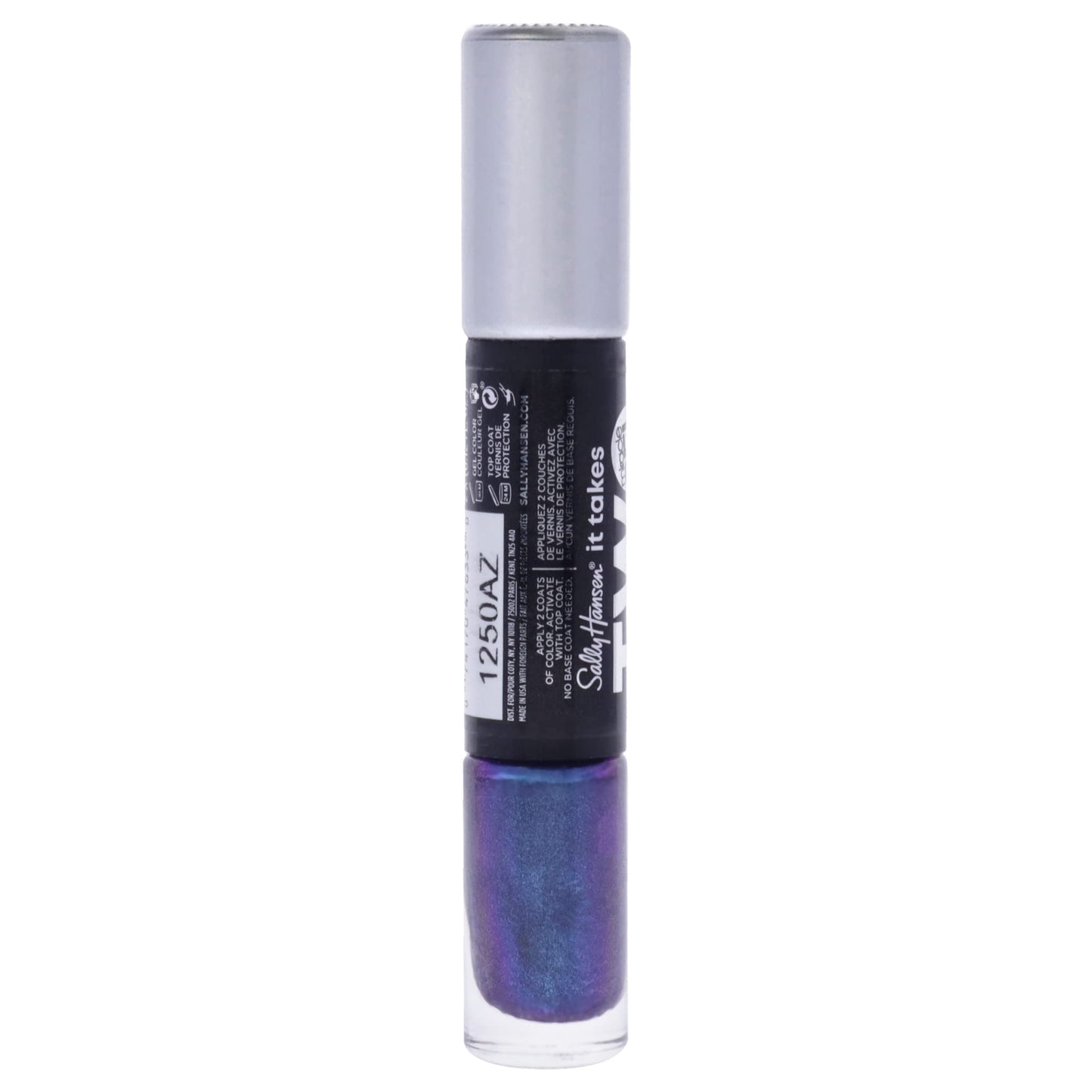 Sally Hansen It Takes Two Miracle Gel™, Hyp-nautical, Long Lasting, Gel-Like Formula, No UV Lamp Needed, Blue Nail Polish Beauty & Personal Care Sally Hansen