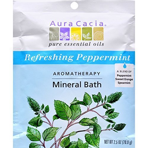 A/C Min Bath Peppermint Size 2.5z Beauty and Personal Care Aura Cacia