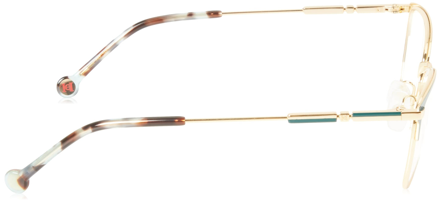 Carolina Herrera Vista Her 0204 Pef 54/17/145 Unisex Women's Sunglasses, PEF/17 Gold Green, 54, Pef/17 Gold Green, 54