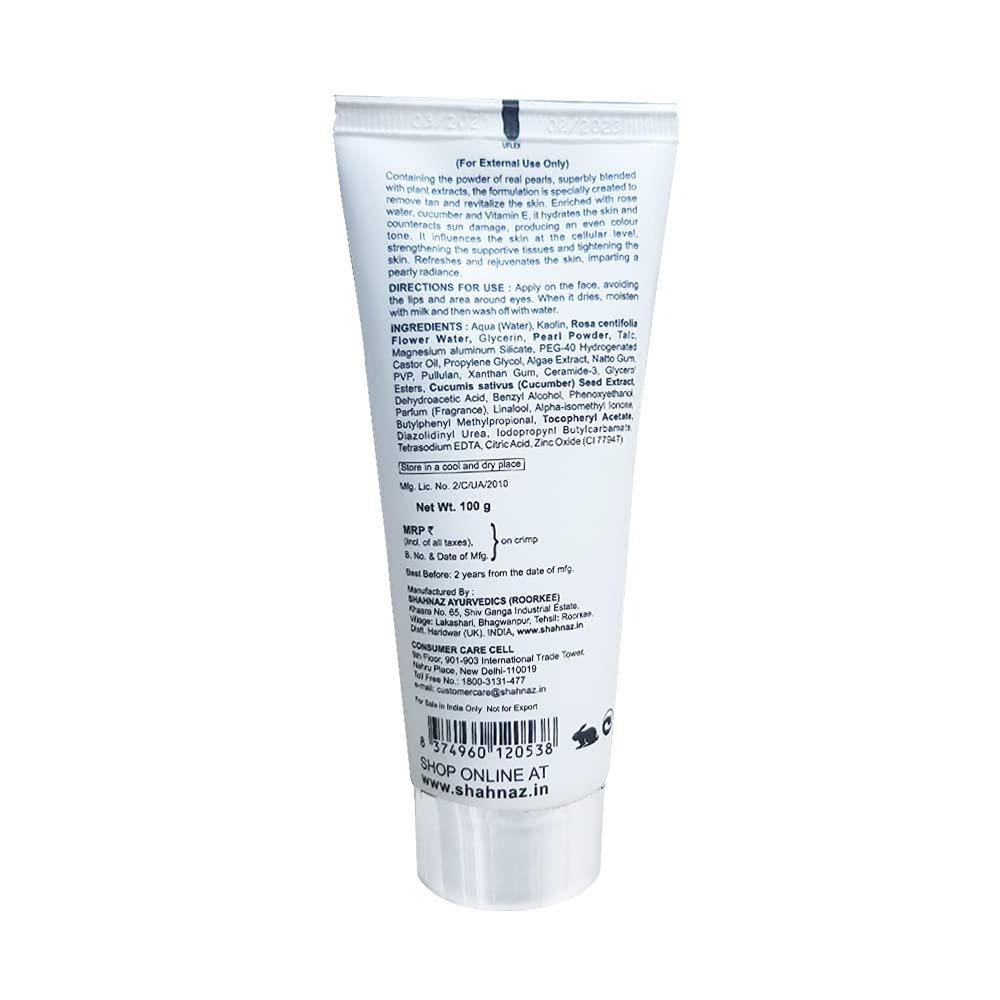Shahnaz Husain Pearl Mask - Moisturizes Skin
