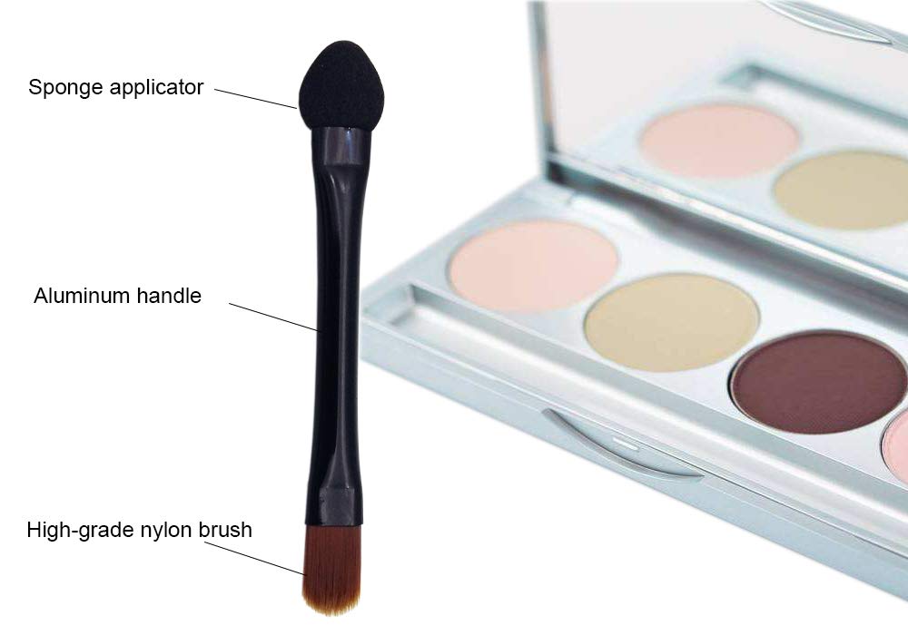 Vôsaidi Eyeshadow Brushes Makeup Brushes 10pcs Eyeshadow Sponge Dual Sides Eyeshadow Applicator Travel Eyeshadow Brush Concealer Brush