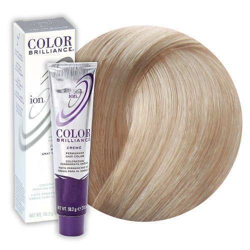 Ion Permanent Creme Hair Color 3R Dark Red Brown, Vegan, Cruelty Free, PPD Free, 100% Gray Coverage, Long Lasting, Fade Resistant Color, 2.05 oz