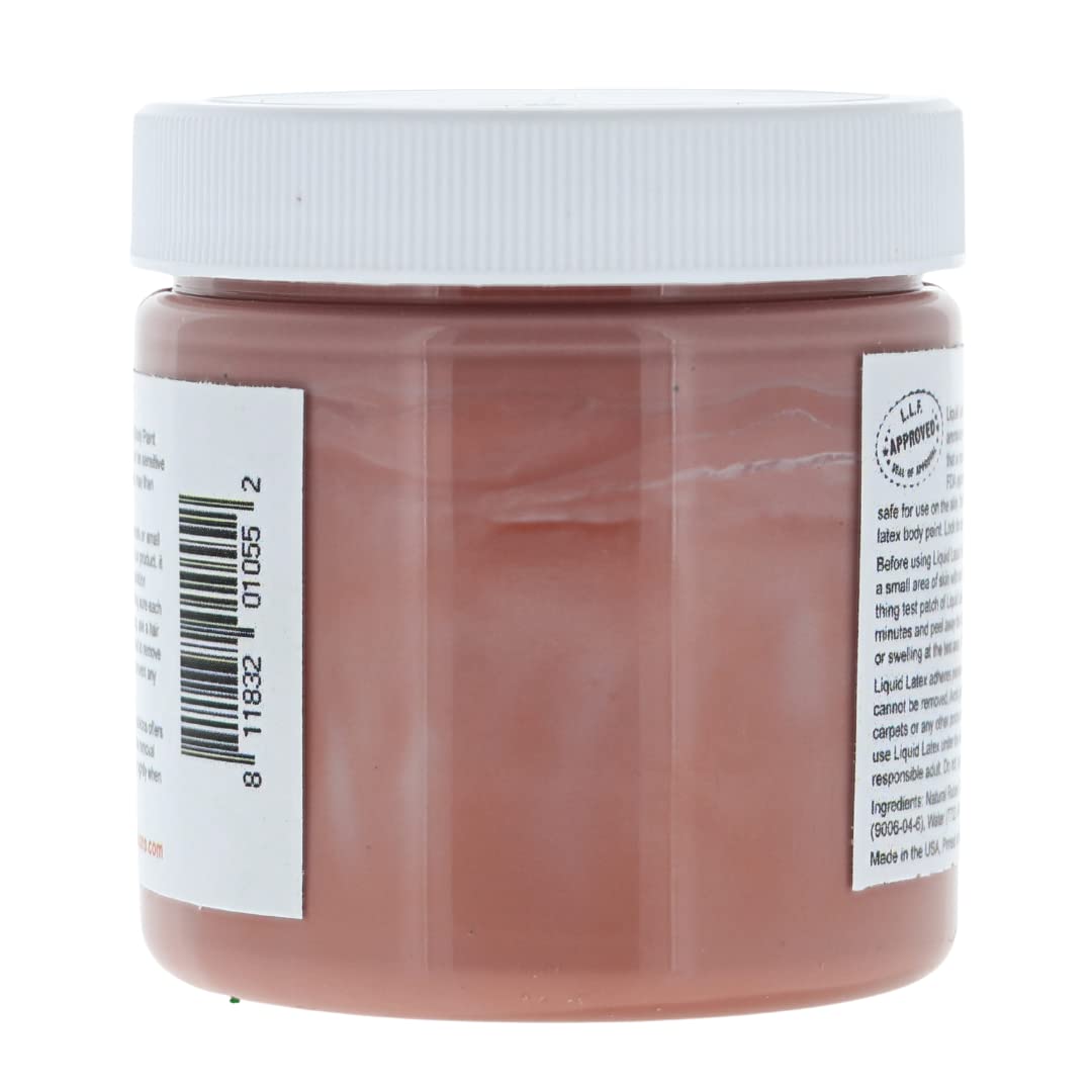 Metallic Copper 4 Fl Oz - Liquid Latex Face and Body Paint, Ammonia Free No Odor, Halloween Cosplay and Costumes