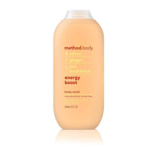 Method Body Wash, Energy Boost, 18 oz, 1 pack, Packaging May Vary Beauty & Personal Care Method