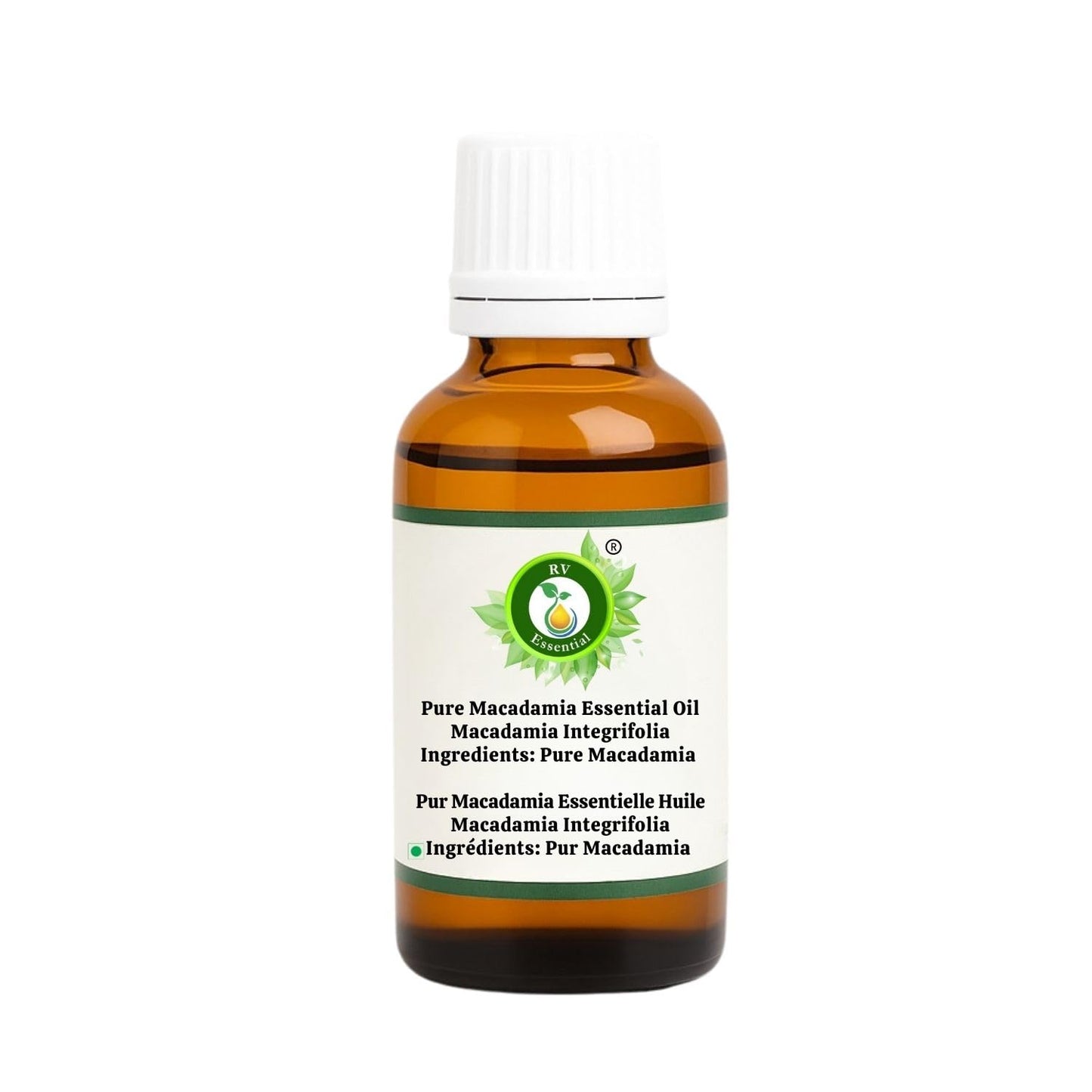 R V Essential Pure Macadamia Essential Oil 30ml (1.01oz)- Macadamia Integrifolia (100% Pure and Natural Therapeutic Grade) Beauty and Personal Care R V Essential