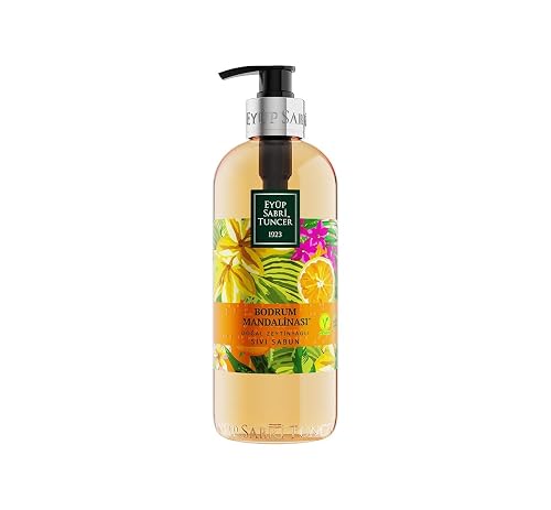 EST 1923 Eyup Sabri Tuncer Natural Soap Series (Foam Bodrum Mandarin-Natural Olive Oil, 500ml) Beauty & Personal Care EST