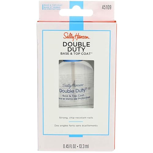 Sally Hansen Double Duty Base & Top Coat 0.45 Ounce (13.3ml) Beauty & Personal Care Sally Hansen