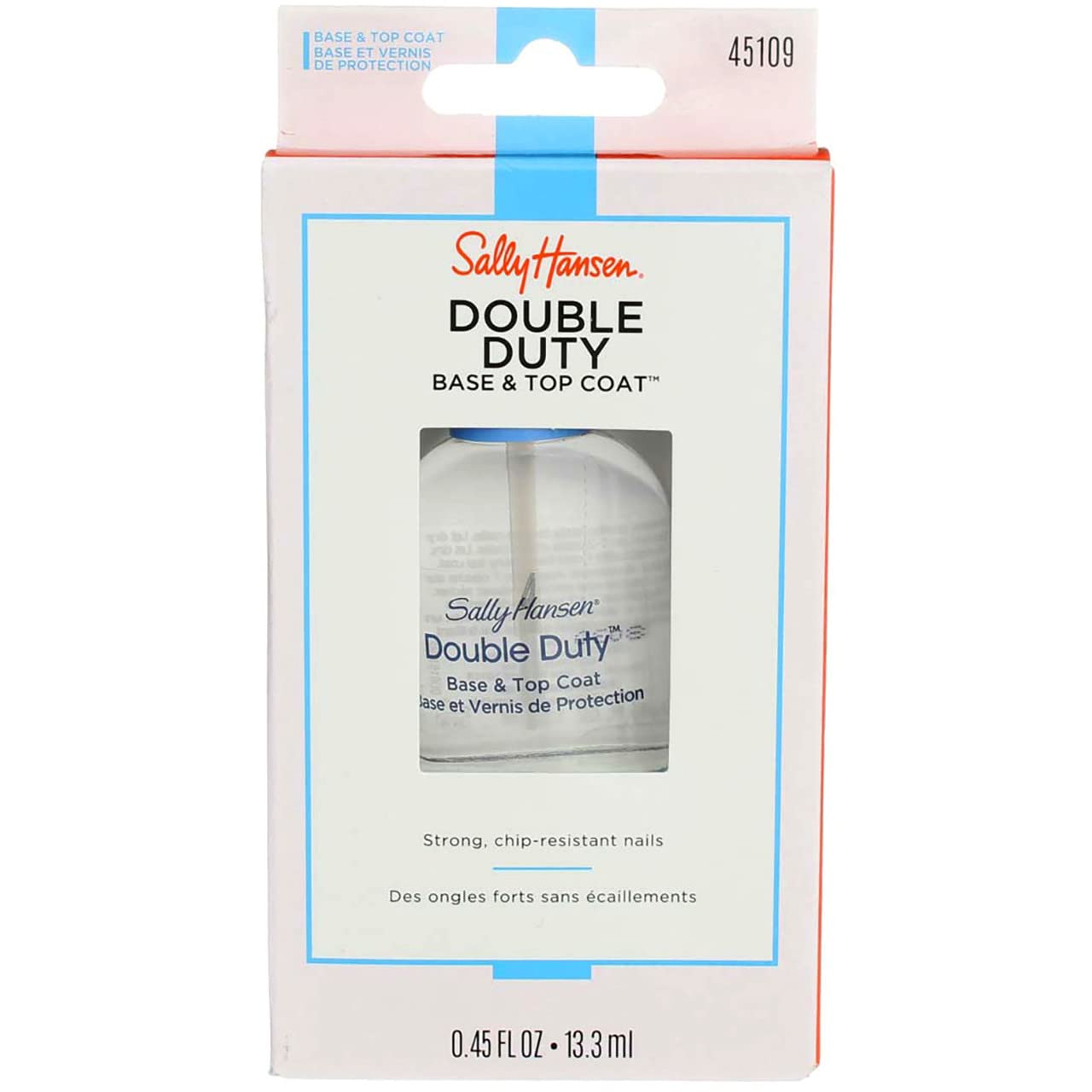 Sally Hansen Double Duty Base & Top Coat 0.45 Ounce (13.3ml) Beauty & Personal Care Sally Hansen