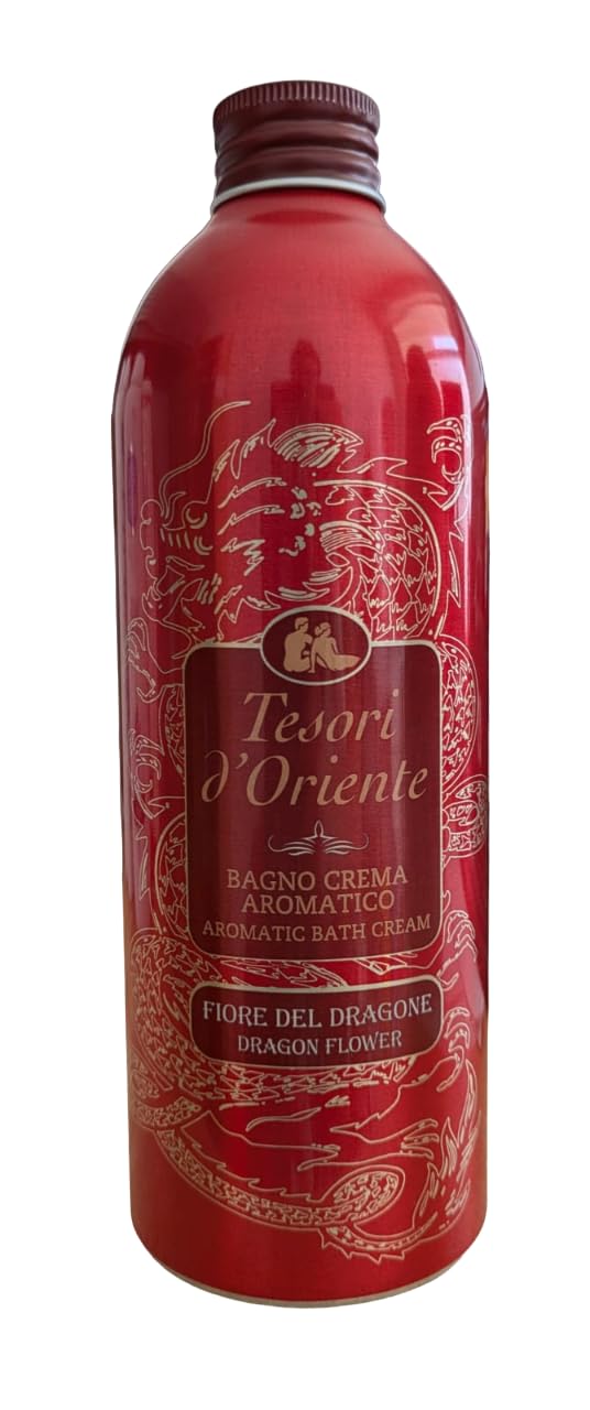 Tesori d'Oriente Dragon Flower Aromatic Cream Bath 500 ml (16.9 Fl oz), 1 Unit - Made in Italy [Italian Import] Beauty and Personal Care Tesori d'Oriente