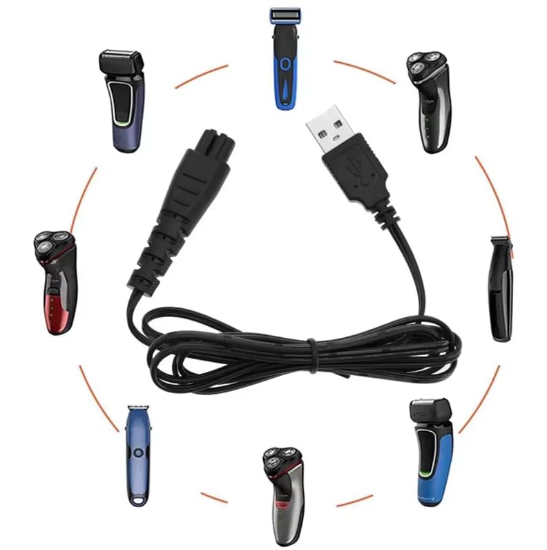 Tuchaolan 5V Shaver Charger USB Cable for Remington HC4250 XR7000 XR7100 XR7200 PG6250 XR1350 Electric Shaver Power Cord Replacement Adapter Beauty and Personal Care Tuchaolan