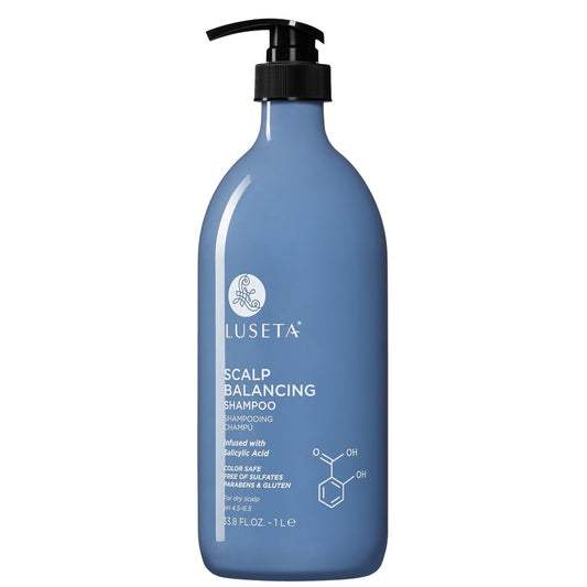 Luseta Scalp-Balancing Shampoo for Women, Reducing Build-up with Salicylic Acid, Anti-Dandruff Shampoo for Men, Clarifying for Refreshing