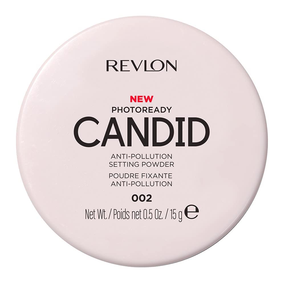 Revlon PhotoReady Candid Setting Powder, with Anti-Pollution, Antioxidant Ingredients, without Parabens, Pthalates and Fragrances; Shade 002 .34 Fluid