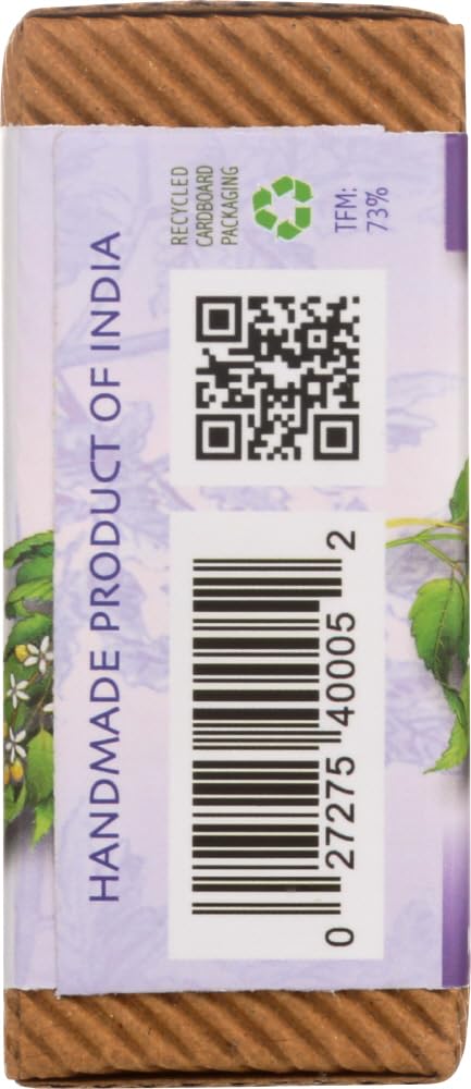 Ayurvedic Bar Soap Lavender-Neem by Auromere - All Natural Handmade and Eco-friendly Bar Soap for Sensitive Skin - 2.75 oz bars - 12 Pack