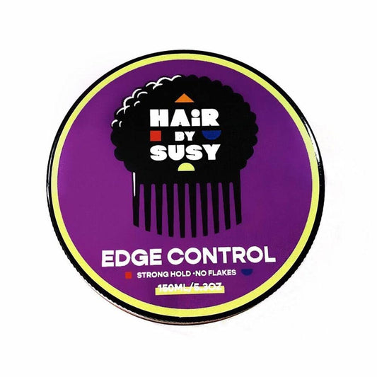 HAIR BY SUSY Edge Control - Extreme Hold, Grape Smell, No Flaking, No Residue, Great for 4C Hair and all types of hair, 5.3oz