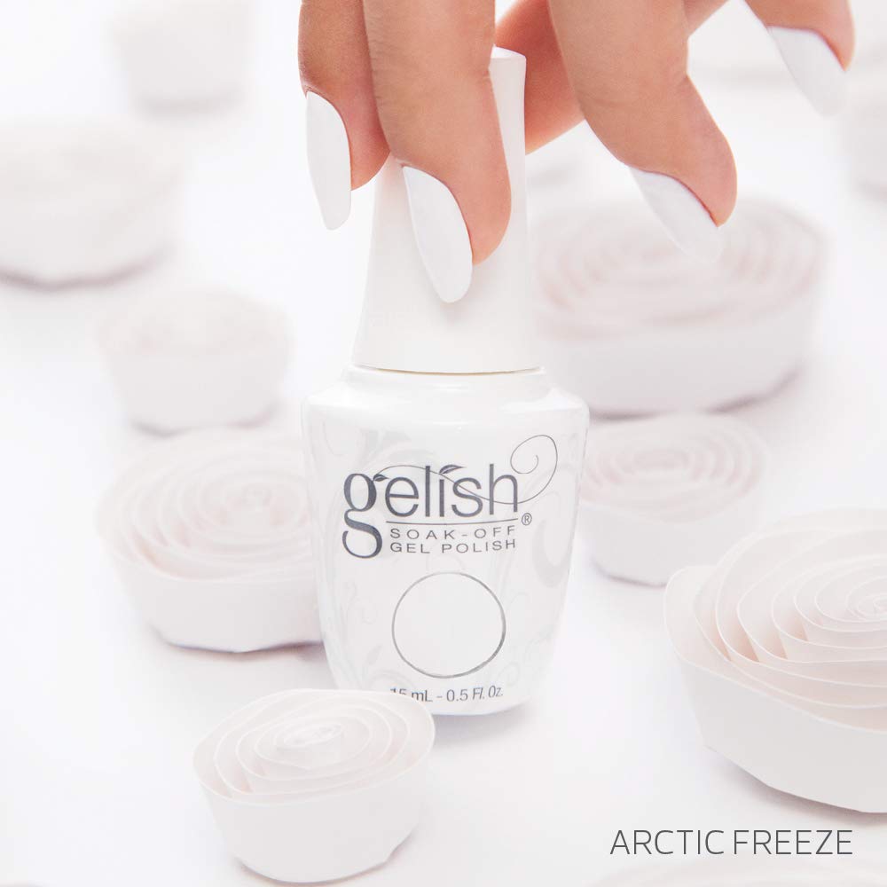 Gelish Soak-Off Gel Polish - 15mL TPO-Free, Long-Lasting, Vibrant Color, Professional Quality, High Shine, Chip-Resistant (Arctic Freeze)