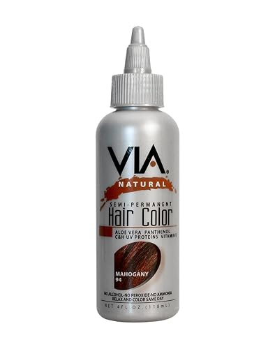Via Natural Semi-Permanent Hair Color, 4oz - Mahogany #94