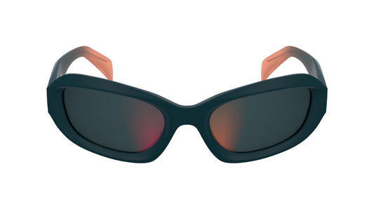 KARL LAGERFELD Unisex Sunglasses, Petrol/Brick, 57