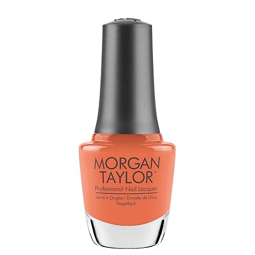 Morgan Taylor Nail Lacquer (Sweet Morning Dew) Orange Professional Lacquer. Vibrant, Chip-Resistant, Fast-Drying, Long-Lasting, High-Shine Finish Beauty & Personal Care Morgan Taylor
