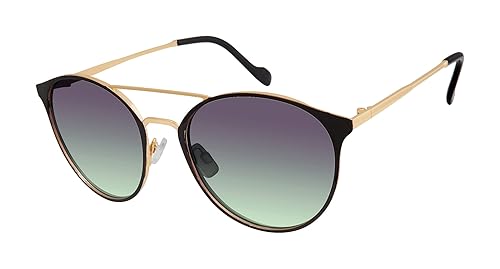 Jessica Simpson Women's J5564 Retro Metal Round Sunglasses with UV400 Protection - Glamorous Sunglasses for Women, 56mm