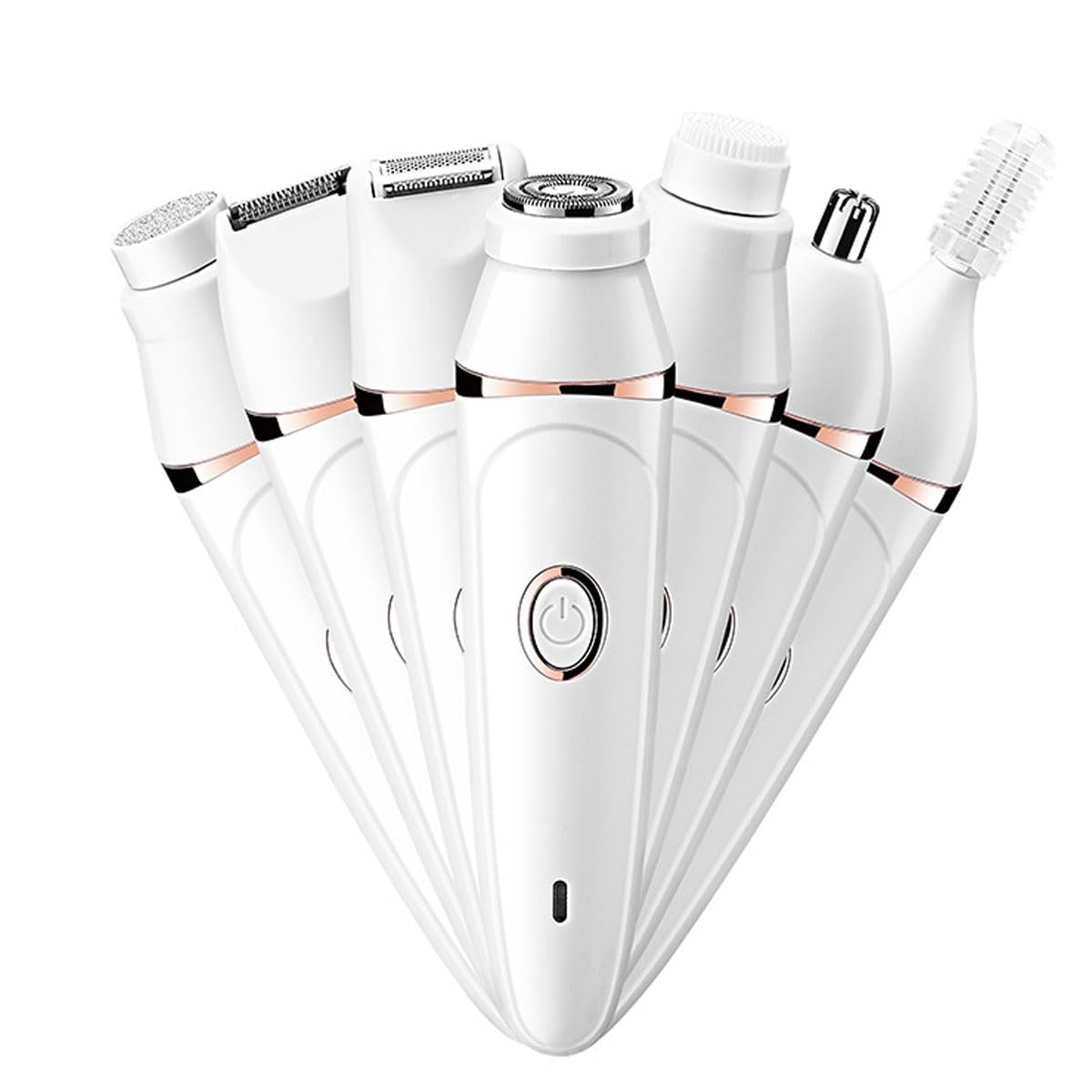 RIEONA Hair Removal for Face - Pluxyepil Pro 3.0, 7 in 1 Rechargeable Epilating and Cleansing Brush, Women Face Epilator for Women Enjoy Smooth Face Beauty and Personal Care RIEONA