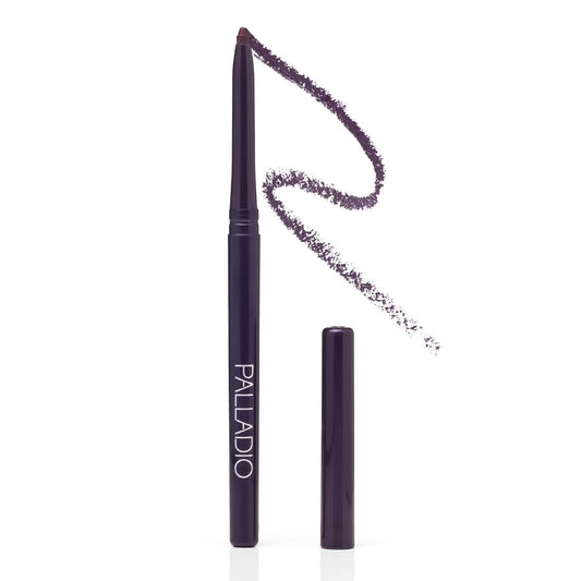 Palladio Retractable Waterproof Eyeliner, Richly Pigmented Color and Creamy, Slip Twist Up Pencil Eye Liner, Smudge Proof Long Lasting Application