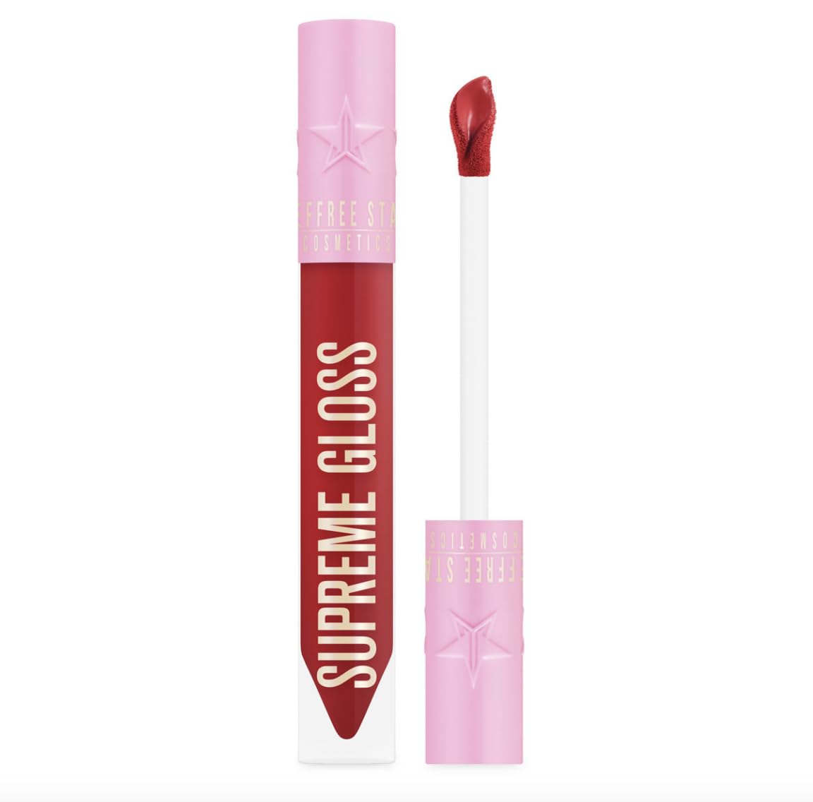 Jeffree Star Cosmetics Supreme Gloss - Full-Pigment, High-Shine Lip Gloss in “Blood Sugar” (Medium) - Non-Sticky, Long-Lasting, Vegan & Cruelty-Free