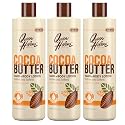 Queen Helene Cocoa Butter Hand & Body Lotion - Ultra Moisturizing Formula for Smooth Radiant Skin, 16 oz, Pack of 3