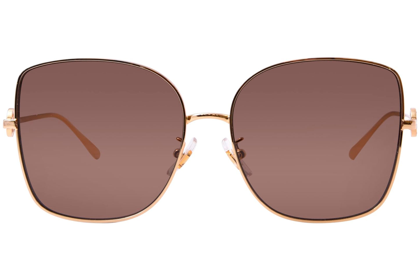 Tory Burch Sunglasses TY 6106 D 334373 Shiny Gold/Dark Brown Polyamide Standar, 60/16/145