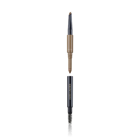 Estée Lauder The Brow Multi-Tasker 3-in-1 Tool | Eyebrow Pencil, Powder and Brush, 07 Taupe