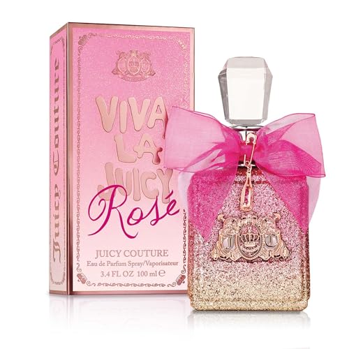 Juicy Couture Viva La Juicy Rosé Eau De Parfum, Women's Perfume with Notes of Pear, Rose & Ambrox - Fruity & Floral, EDP Spray, 3.4 fl oz