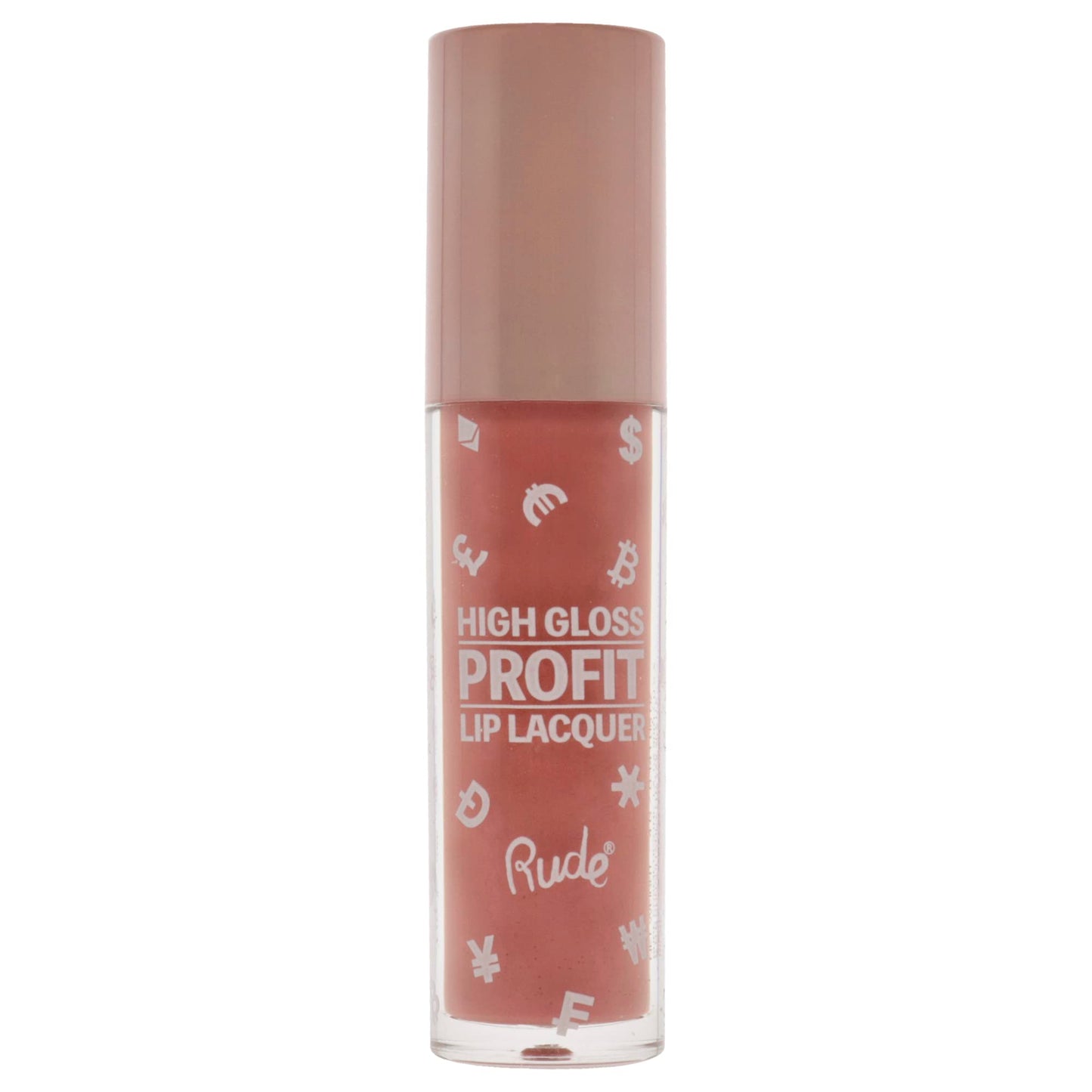 Rude Cosmetics High Gloss Profit Lip Lacquer - Bitcoin Lip Gloss Women 0.141 oz