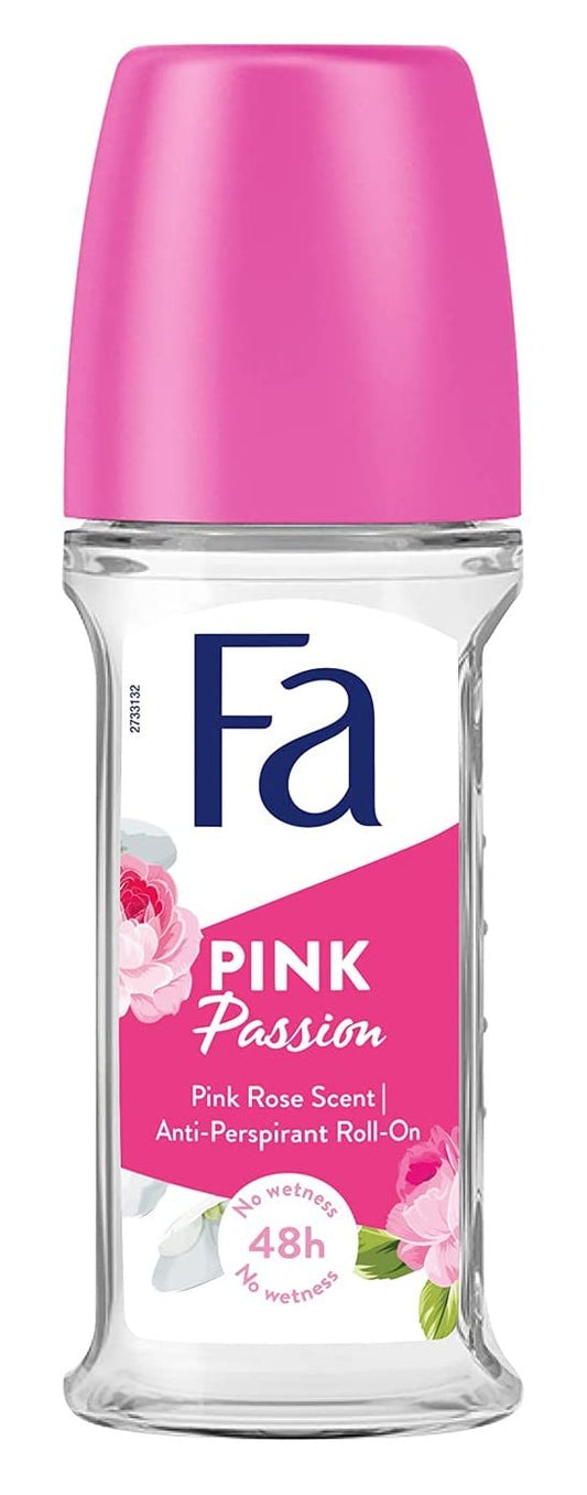 Fa Deodorant 1.7 Ounce Roll-On Pink Passion (50ml) (6 Pack) Beauty and Personal Care Fa