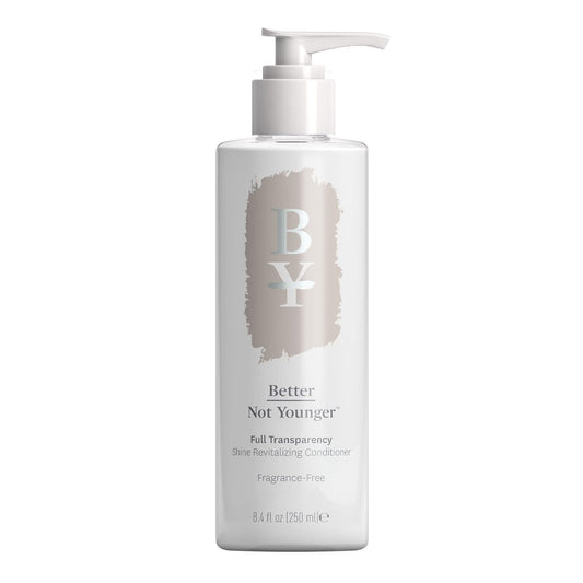 Better Not Younger Fragrance Free Conditioner for Women 40+ - Sulfate Free Hypoallergenic Conditioner for Sensitive Scalp & Thinning Hair