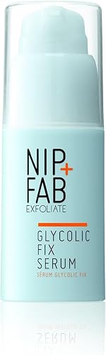 Nip + Fab Glycolic Acid Fix Serum for Face with Aloe Vera, AHA Anti-Aging for Fine Lines and Wrinkles, Refine Minimize Pores, Skin Toning, 1.01 Ounce