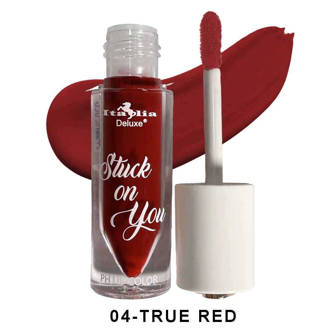Italia Deluxe STUCK ON YOU PH LIP COLOR 6 Piece Set Lasts All Day, 0.1058 Ounce