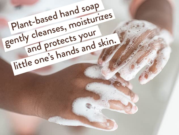Babo Botanicals Sensitive Baby Fragrance-Free Foaming Hand Soap - Self-foaming - Manuka Oil, Shea Butter & Aloe Vera - For Babies, Kids and Adults