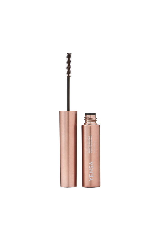YENSA Brows On Brows Super Defining Tinted Eyebrow Gel - Long-Wear Shaping Eye Brow Gel with Superfoods for Color & Thickness - Combs, Shapes & Locks