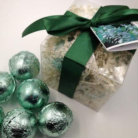 EUCALYPTUS & SPEARMINT GIFT SET with 6 Bath Bomb Fizzies with Shea, Mango & Cocoa Butter, Ultra Moisturizing (14 Oz) Great for Dry Skin, All Skin…
