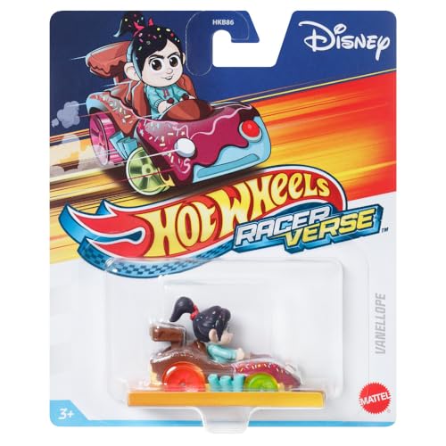 Hot Wheels RacerVerse Die-Cast Vehicle with Vanellope Driver 1:64 Scale, HKB88-4B10