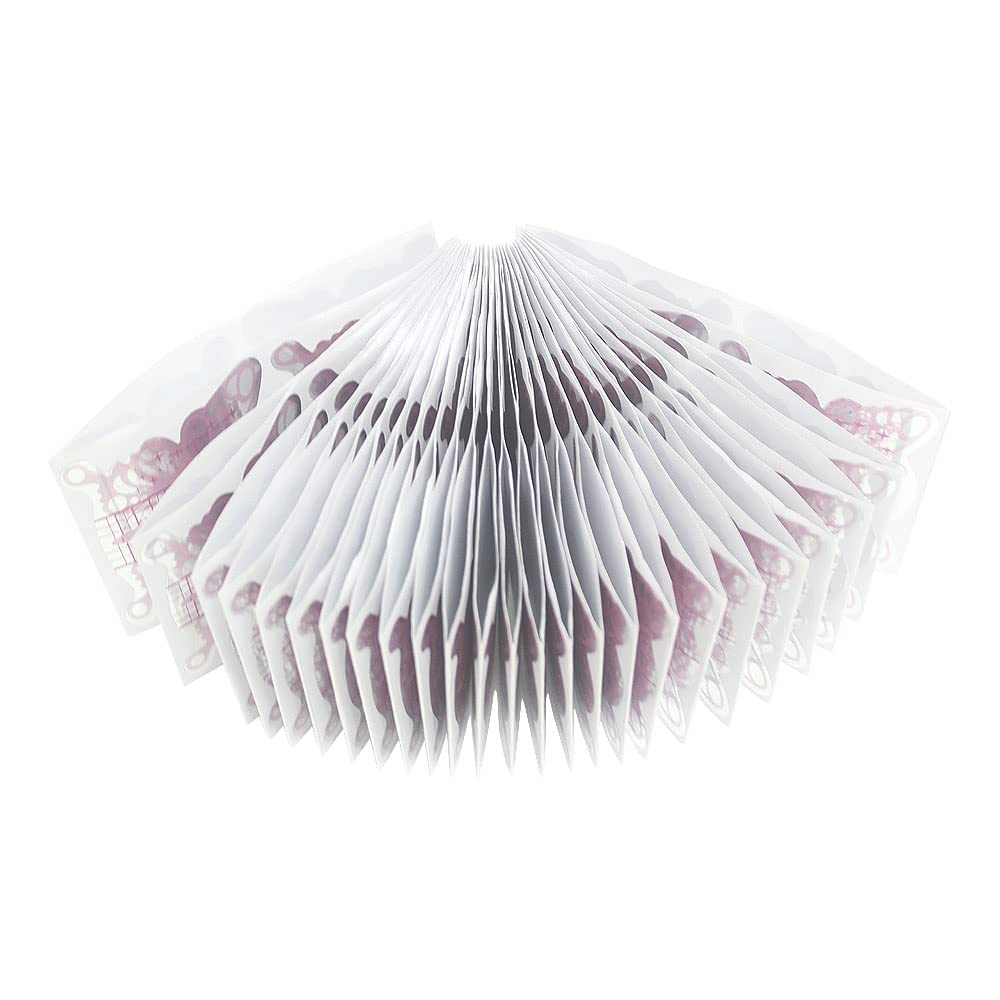VNC 200Pcs Nail Form Extension Sticker Pruple Bufferfly Shape Nail Art Guide Form Acrylic Tips UV Gel Extension Stickers Guide Stencil Manicure Tools