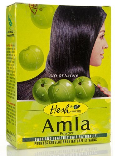 Hesh Herbal Amla Powder 100G, Brahmi Powder 100G, Shikakai Powder 100G, Aritha Powder 100G - 1 Complete Hair Care Combo Pack