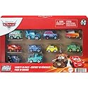 Mattel Disney Pixar Cars Mini Racers 10-Pack, Collectible Set with 10 Toy Vehicles, Fan-Favorite Characters (Amazon Exclusive)