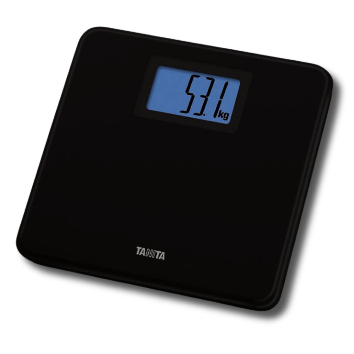 Tanita HD-662 Digital Weight Scale (Black) - Japan Technology Bathroom Scale with 330 lb Weight Capacity - 2" Blue Backlit Large LCD Display…