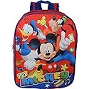 Mickey Mouse 15" Backpack (Red-Blue)